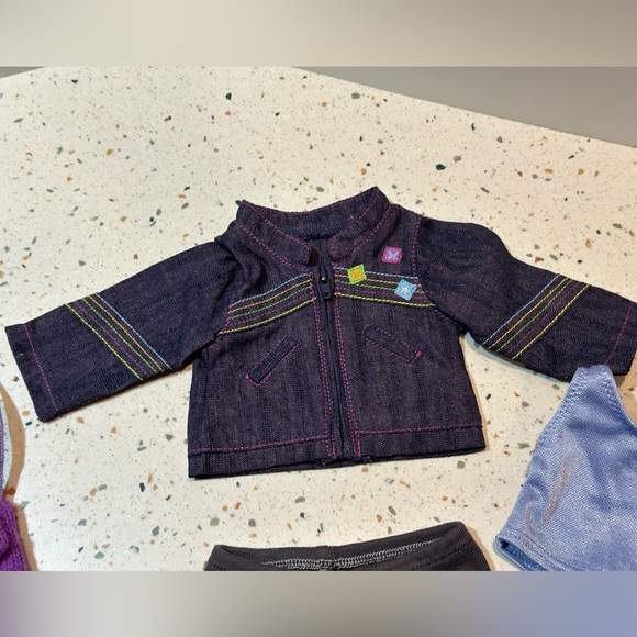 American Girl Doll 18” Back 2 School Outfit with Book Bag and Denim Jacket - Picture 3 of 16